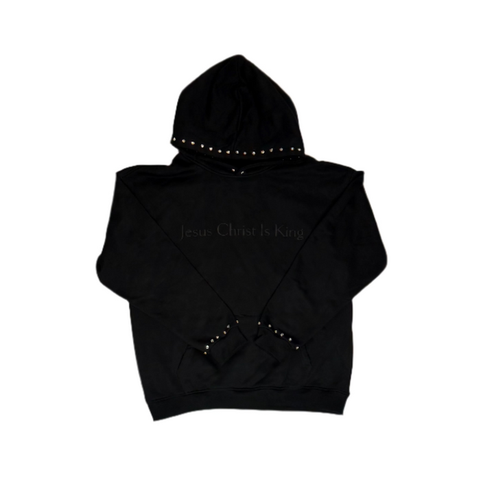 Black "Jesus Christ is King" Hoodie