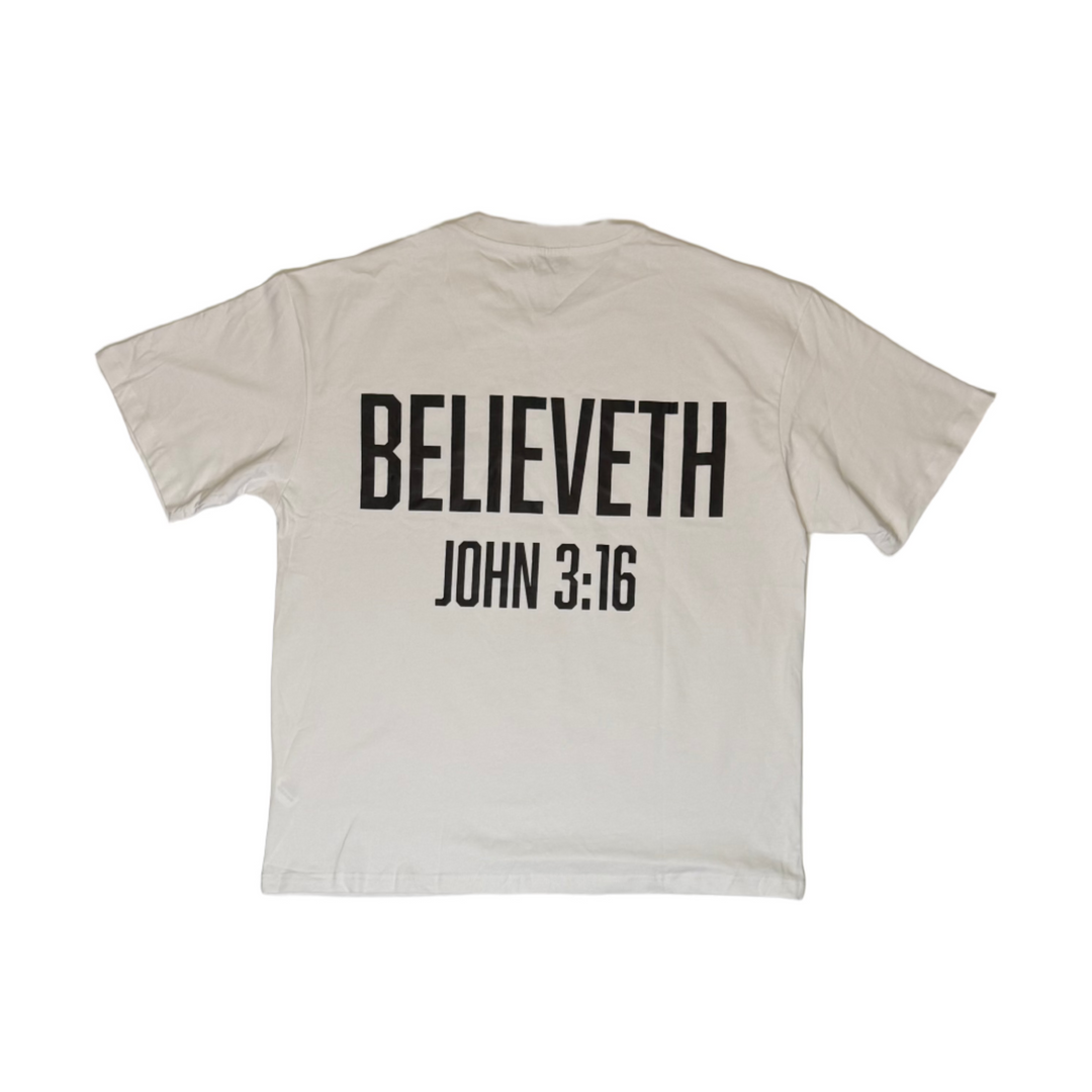 White Short Sleeve T Shirt