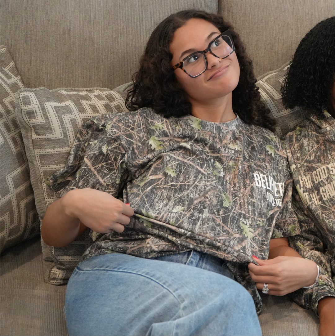 Camo Short Sleeve T Shirt