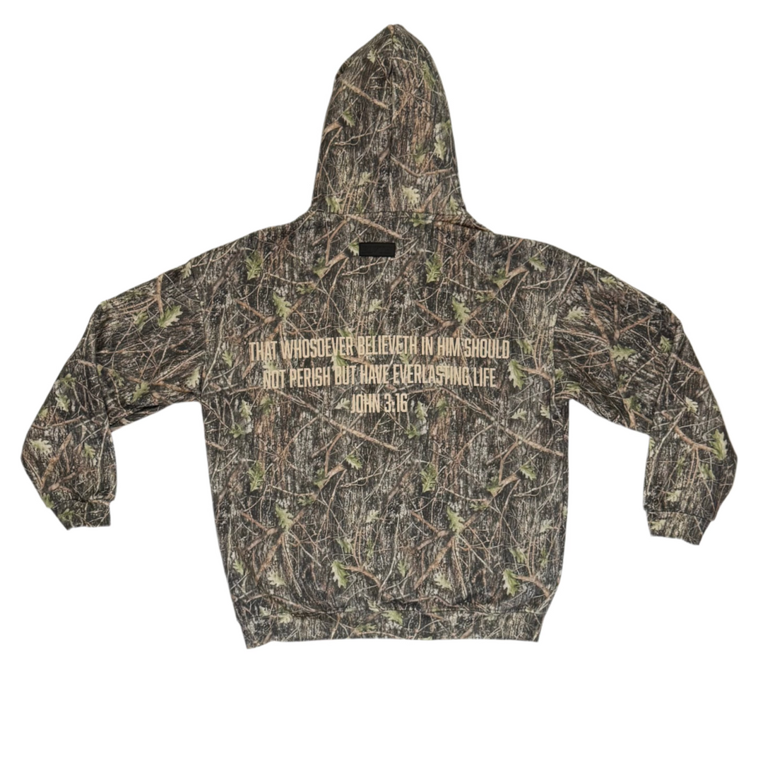 Camo "John 3:16" Hoodie