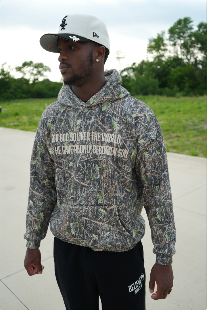 Camo "John 3:16" Hoodie