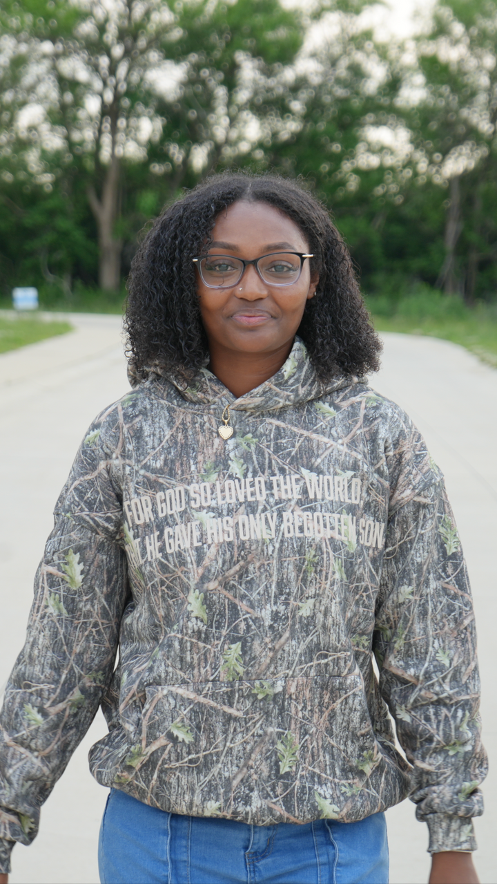 Camo "John 3:16" Hoodie
